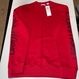 Red Calvin Klein sweater